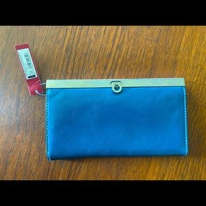 NWT clutch wallet blue